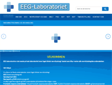 Tablet Screenshot of eeglaboratoriet.no